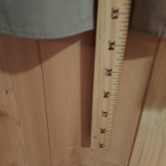 Croft & Barrow - Button-Down, Men's Shirt, XXL, Long Sleeve, Mode (Dark) Beige. - Picture 10 of 11